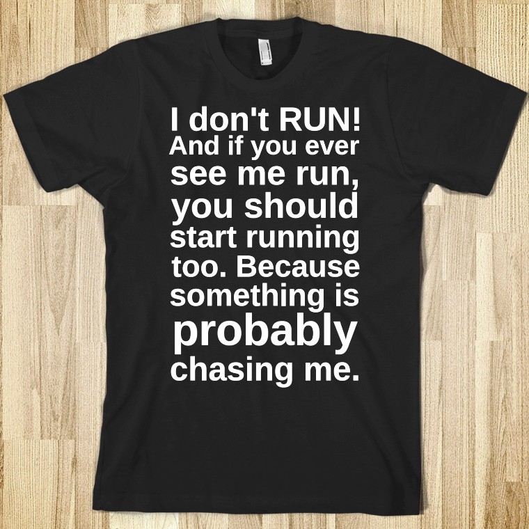 аз не тичам и ако ме видиш че тичам